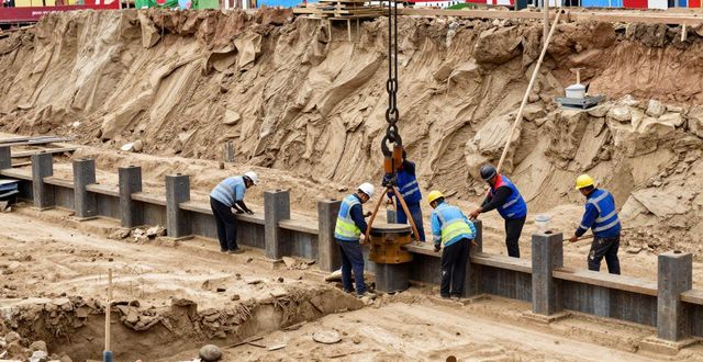 合肥钢板桩围堰施工流程_钢板桩围堰施工流程_钢板桩围堰垂直度控制方法