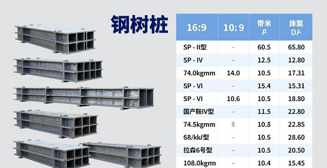 钢板桩每米重量查询表_合肥钢板桩重量计算公式表格_钢板桩重量计算公式