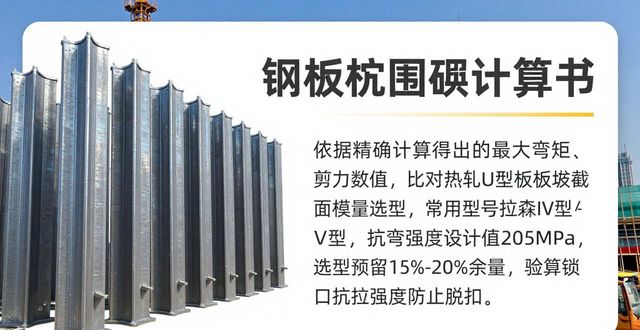 钢板桩围堰计算书验算逻辑_合肥钢板桩围堰计算书_钢板桩围堰计算书参数