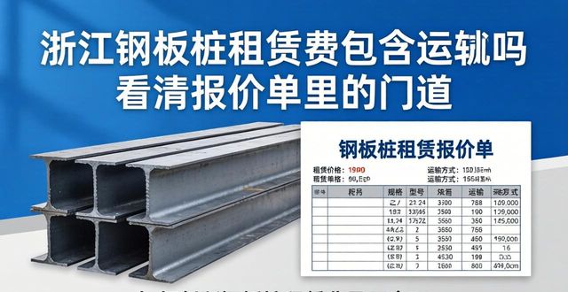 浙江钢板桩租赁费包含运费吗 看清报价单里的门道