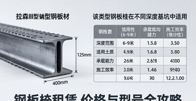 合肥钢板桩租赁 价格与型号全攻略