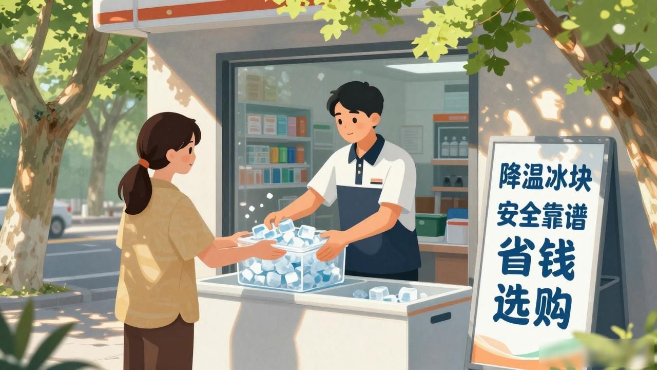 高温天气降温冰块_昆山降温冰块日常使用有哪些讲究_昆山高温天冰块怎么选购更划算