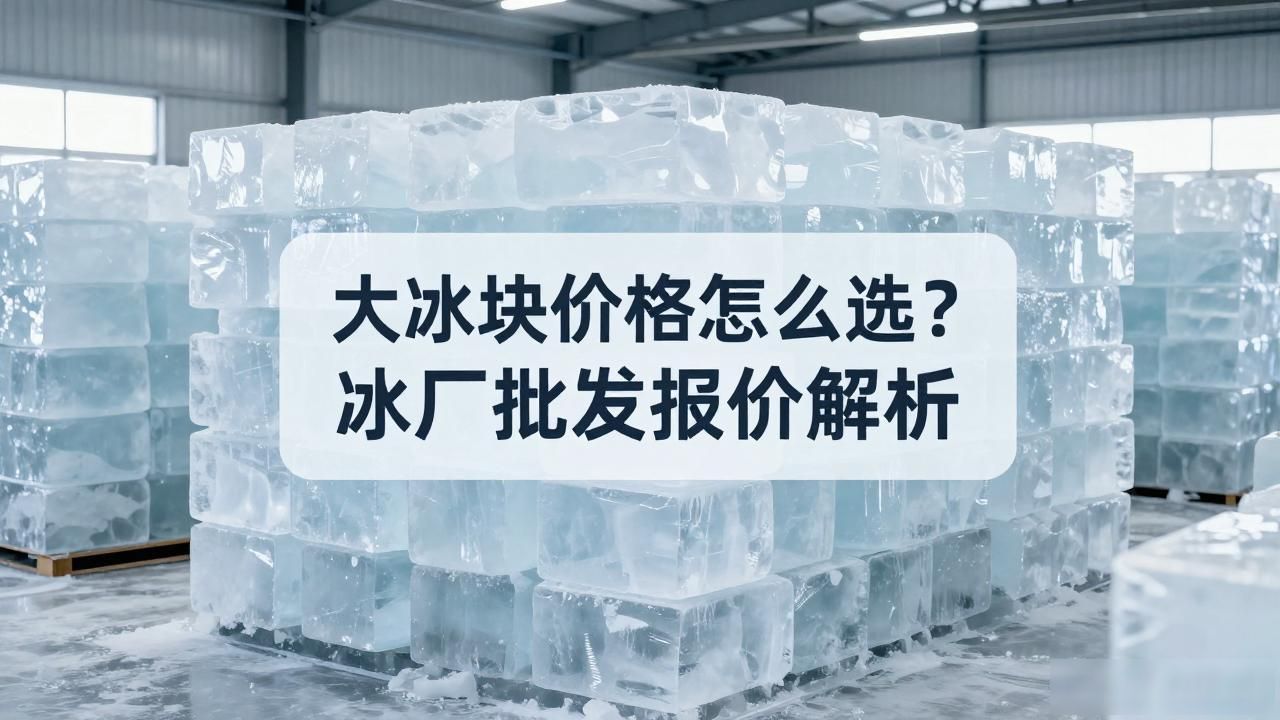 大冰块价格怎么选？昆山冰厂批发报价解析