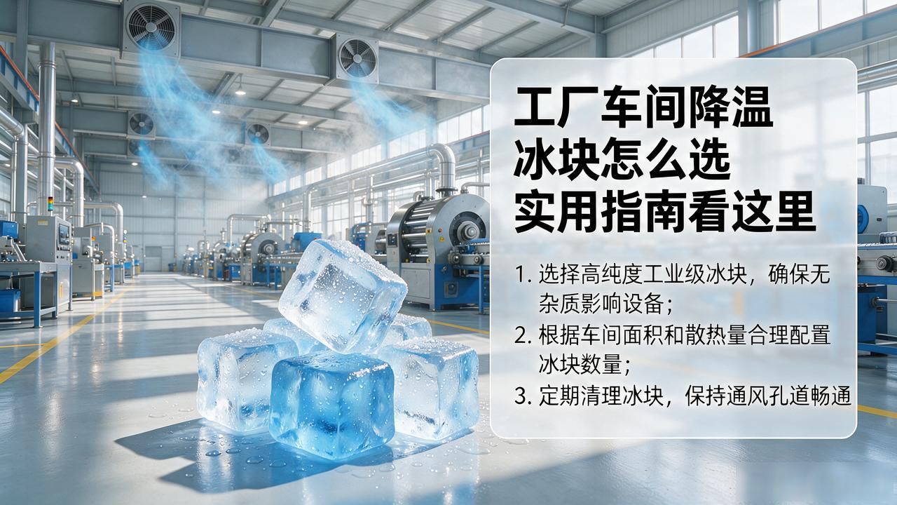 车间降温冰块哪里买_工业冰块供应商配送_昆山工厂车间降温冰块