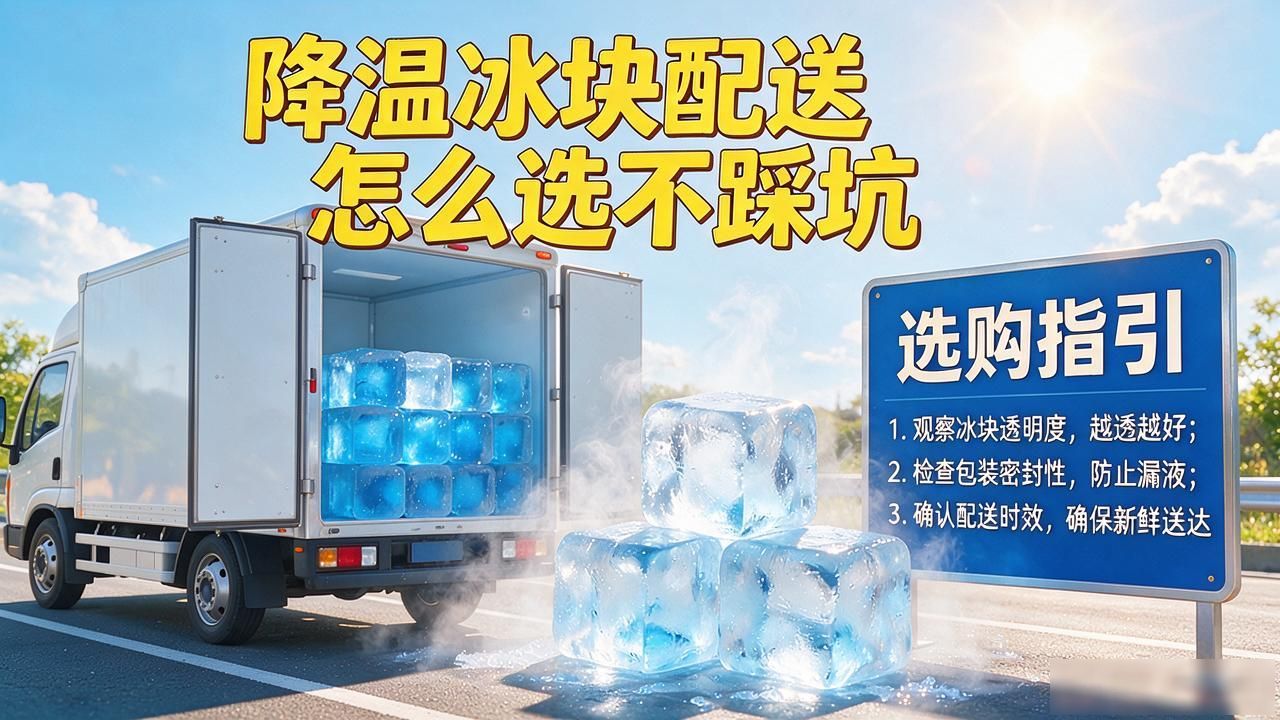 昆山降温冰块配送怎么选不踩坑
