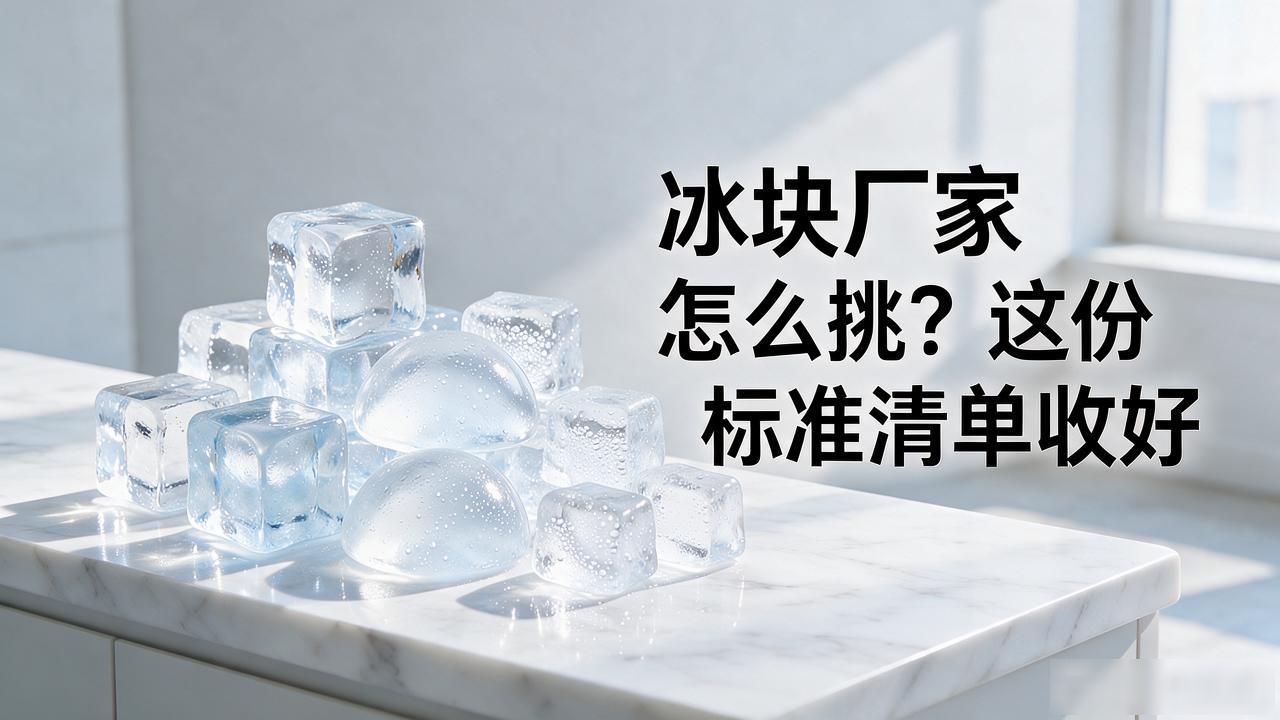 昆山冰块厂家怎么挑？这份标准清单收好