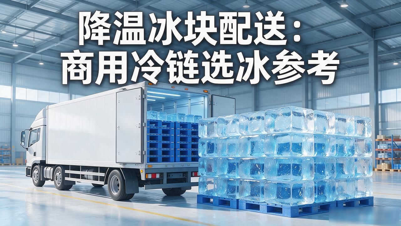 昆山降温冰块配送：商用冷链选冰参考